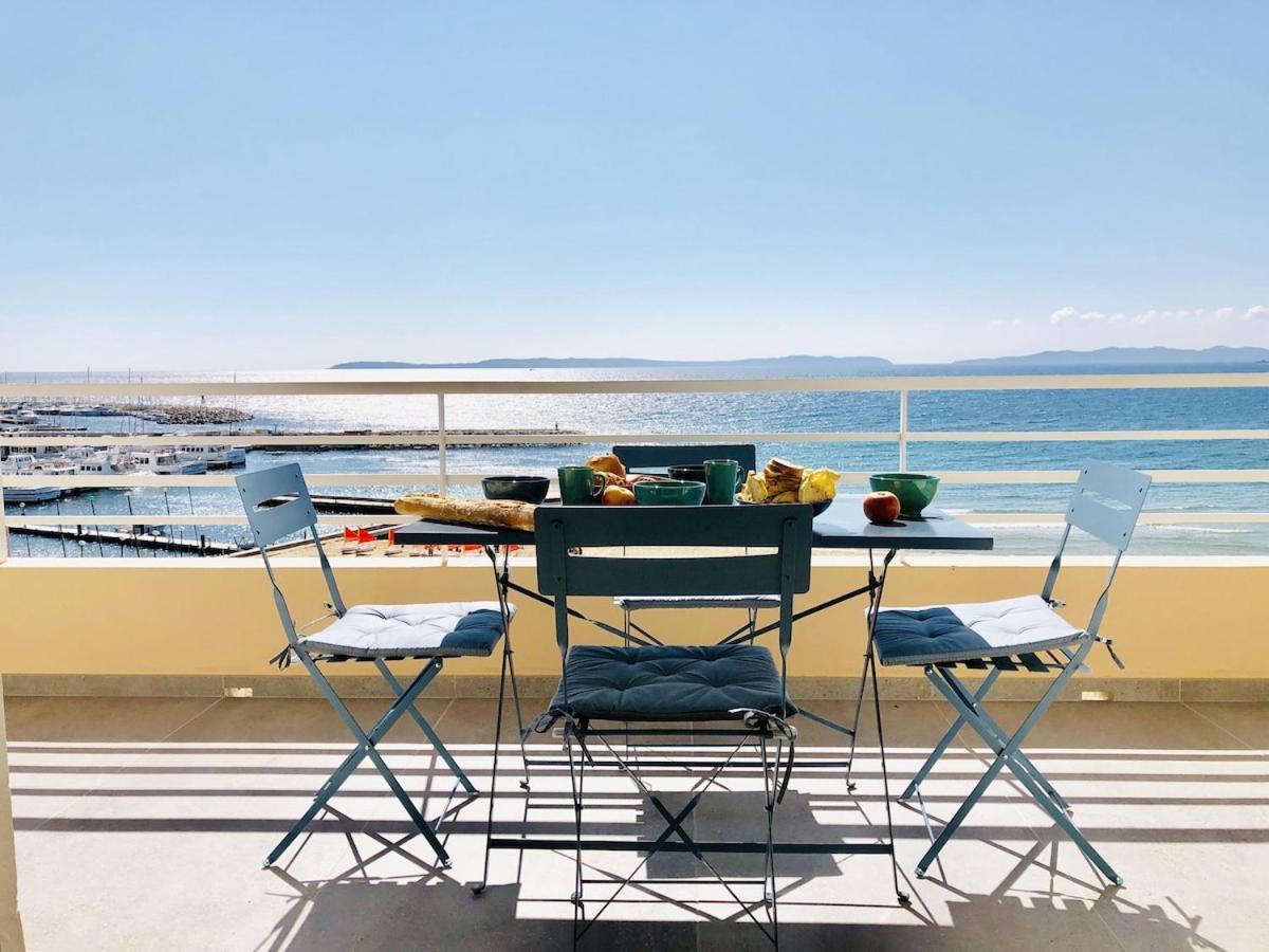 T3 Front De Mer Dernier Etage Vue Mer Petit Havre De Paix Pour Vos Vacances Emplacement Unique Vue Mer Panoramique A 180 Degres Pour Ce T3 En Face De La Plage Front De Mer Vue Sur Les Iles 5 Et Dernier Etage Avec Ascenseur 勒拉旺杜 外观 照片